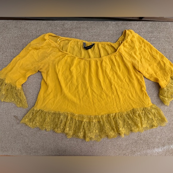 Zara Woman Off-The Shoulder Top - Picture 1 of 6